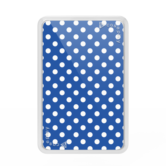 Premium Card Wallet［ Small Dot - Blue ］