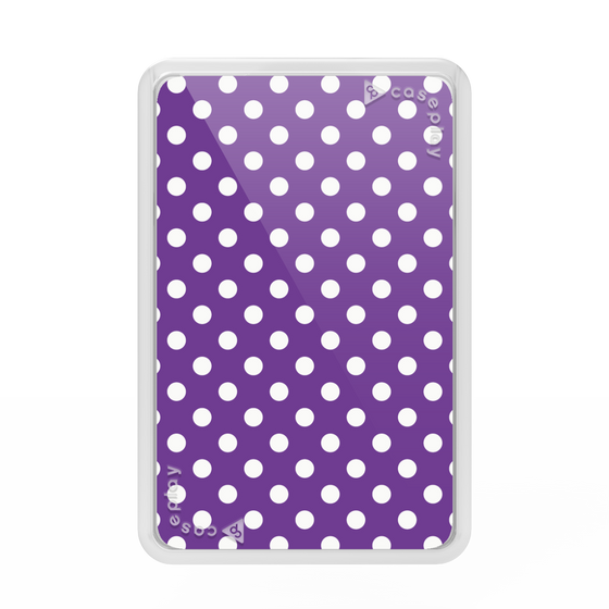 Premium Card Wallet［ Small Dot - Purple ］
