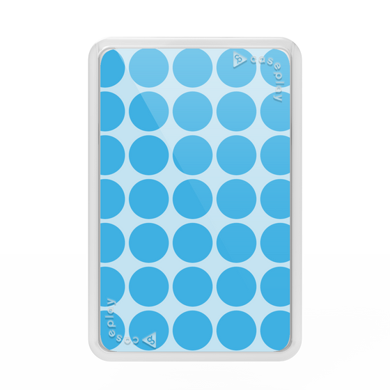 Premium Card Wallet［ Big Dot - Blue ］