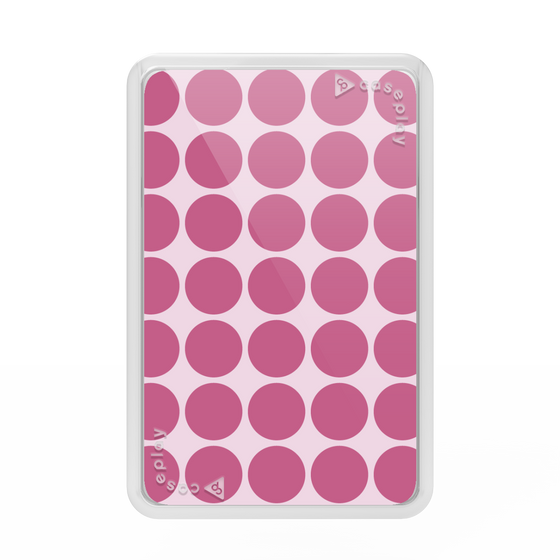 Premium Card Wallet［ Big Dot - Pink ］