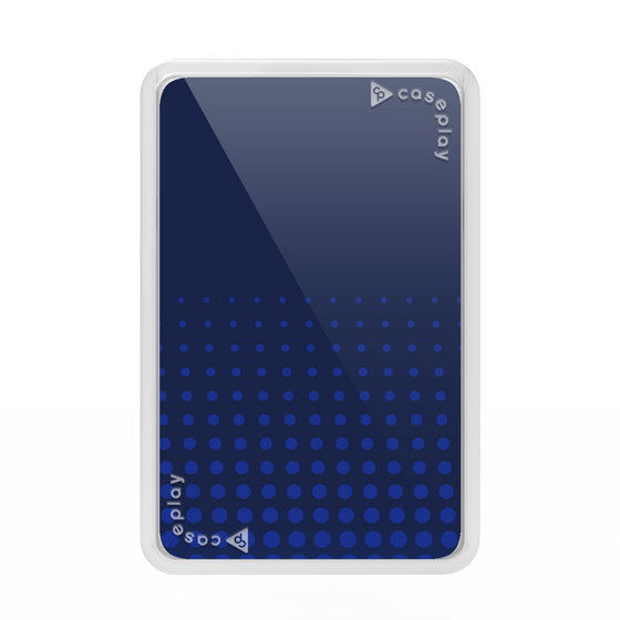 Premium Card Wallet［ Dot Gradation - Blue ］