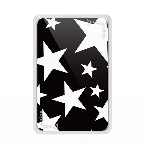Premium Card Wallet［ Stars - Black ］