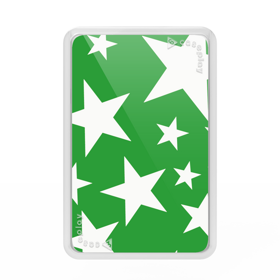Premium Card Wallet［ Stars - Green ］