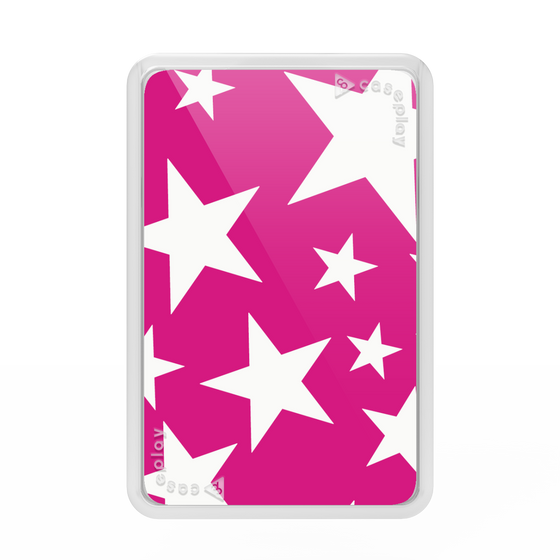 Premium Card Wallet［ Stars - Pink ］