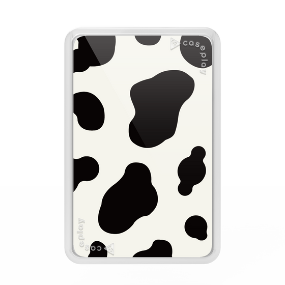 Premium Card Wallet［ Cow - White ］