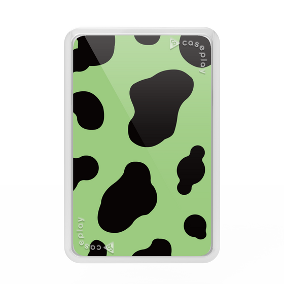 Premium Card Wallet［ Cow - Green ］