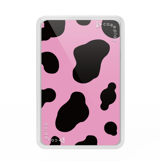 Premium Card Wallet［ Cow - Pink ］