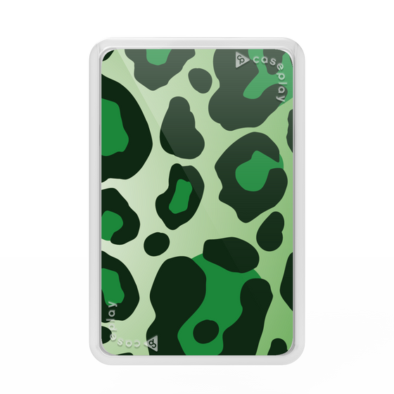 Premium Card Wallet［ Leopard - Green ］