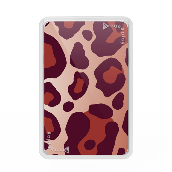 Premium Card Wallet［ Leopard - Red ］