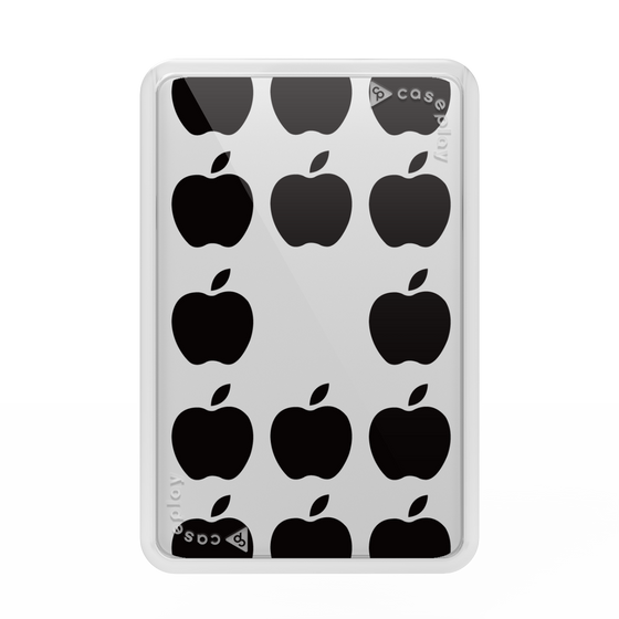 Premium Card Wallet［ Apple - Black ］