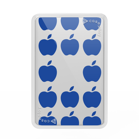 Premium Card Wallet［ Apple - Blue ］