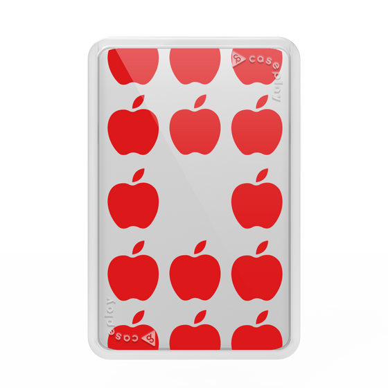 Premium Card Wallet［ Apple - Red ］