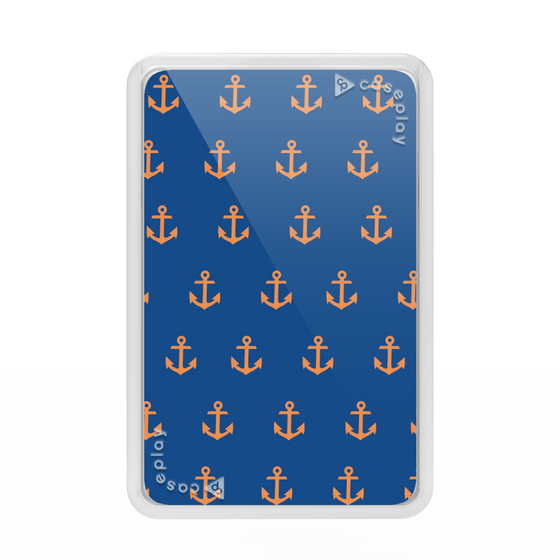 Premium Card Wallet［ Anchor - Orange ］