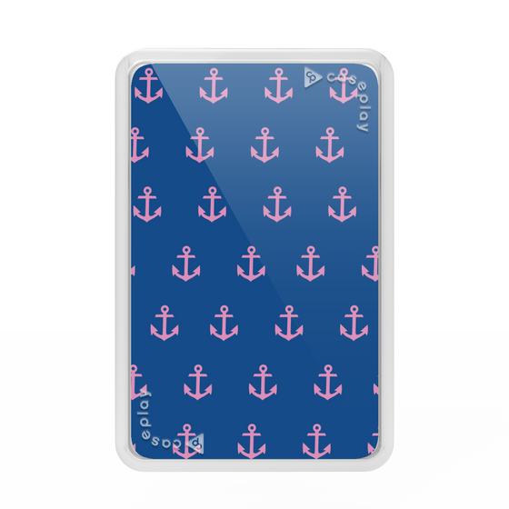 Premium Card Wallet［ Anchor - Pink ］