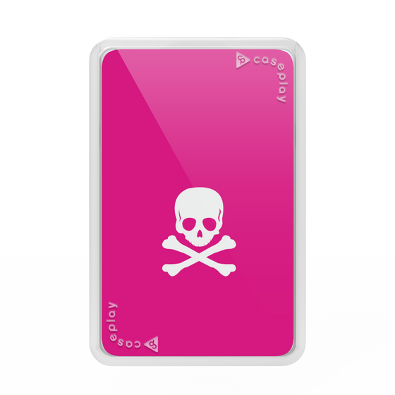 Premium Card Wallet［ Skull - Pink ］