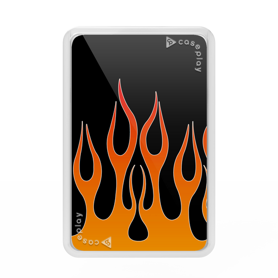 Premium Card Wallet［ Flame - Orange ］