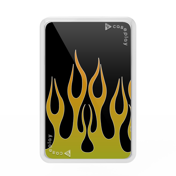 Premium Card Wallet［ Flame - Green ］