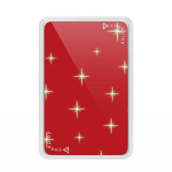 Premium Card Wallet［ Glitter - Red ］