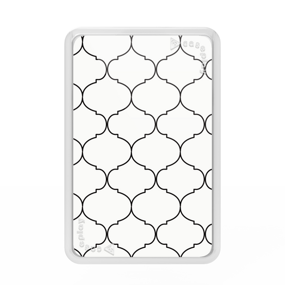 Premium Card Wallet［ Moroccan1 -Black ］