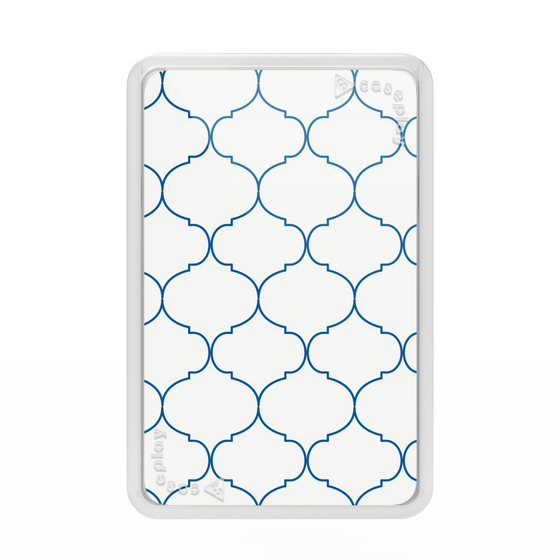 Premium Card Wallet［ Moroccan1 -Blue ］