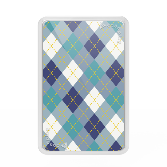 Premium Card Wallet［ Argyle - Blue ］