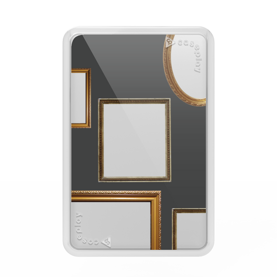 Premium Card Wallet［ Photo Frames - Gray ］