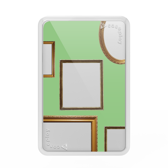 Premium Card Wallet［ Photo Frames - Light Green ］