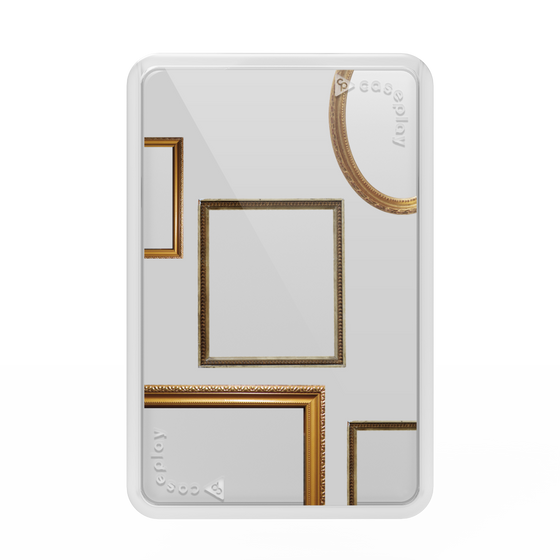 Premium Card Wallet［ Photo Frames - Light Gray ］