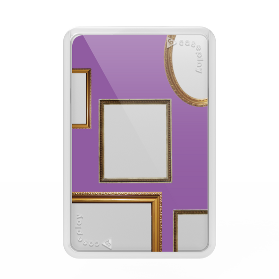 Premium Card Wallet［ Photo Frames - Purple ］