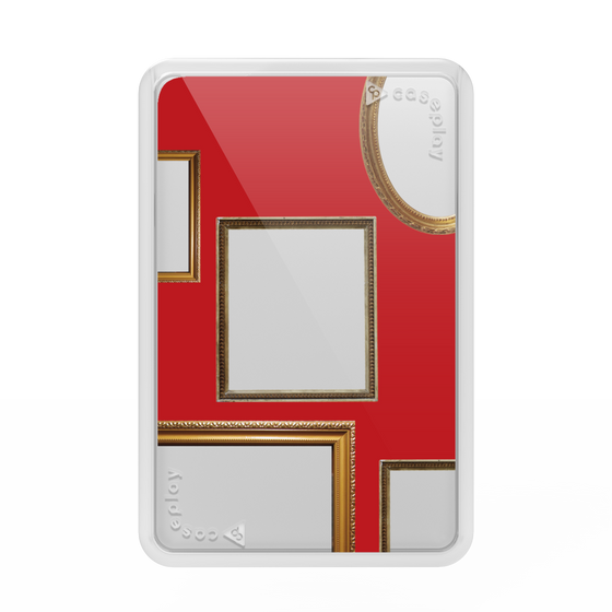 Premium Card Wallet［ Photo Frames - Red ］