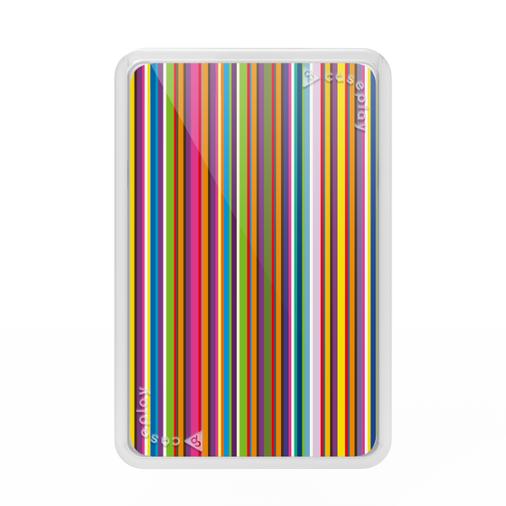 Premium Card Wallet［ Colorful Stripe ］