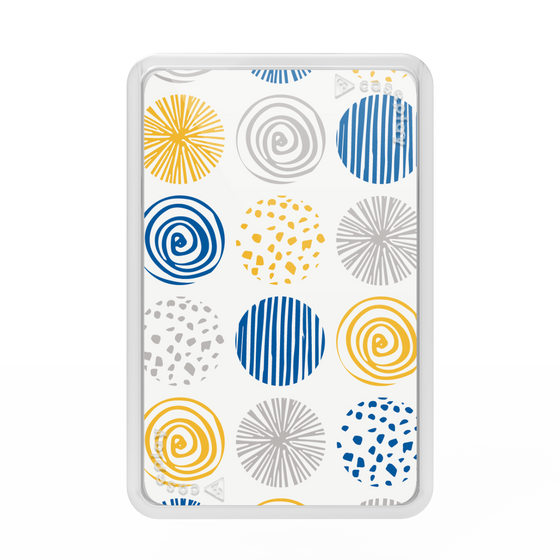 Premium Card Wallet［ Nordic Circle - Blue ］