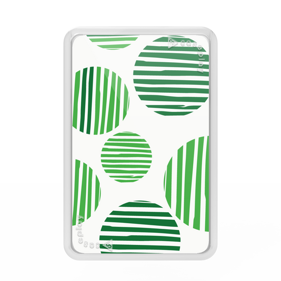 Premium Card Wallet［ Nordic Dot - Green ］