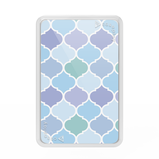 Premium Card Wallet［ Moroccan1 color - Blue ］