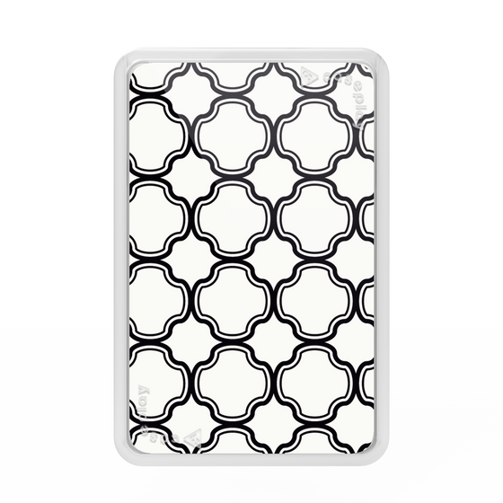 Premium Card Wallet［ Moroccan3 - Black ］