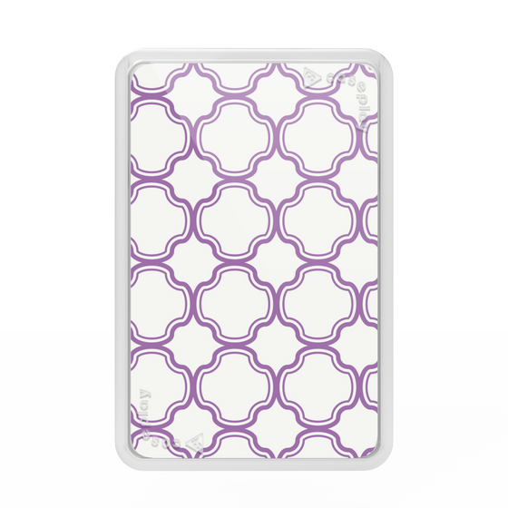 Premium Card Wallet［ Moroccan3 - Purple ］