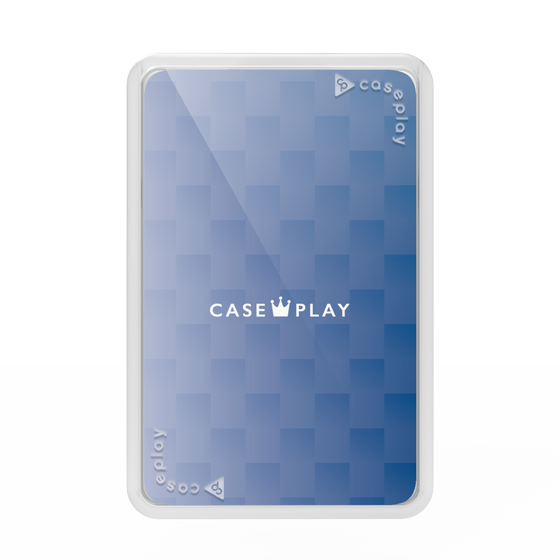 Premium Card Wallet［ CASEPLAY Check - Blue ］