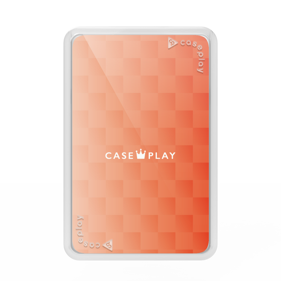 Premium Card Wallet［ CASEPLAY Check - Orange ］
