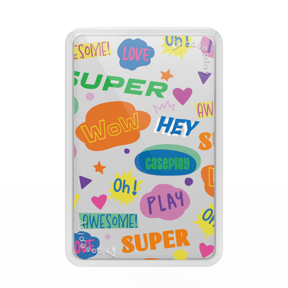 Premium Card Wallet［ Original - Colorful Moji ］