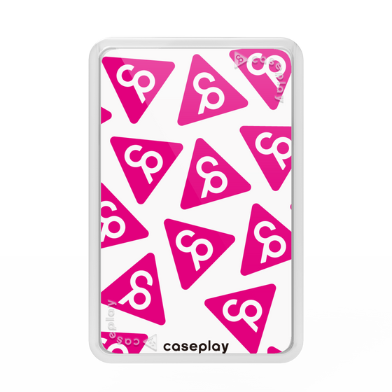 Premium Card Wallet［ Original - CASEPLAY Logo Mark - Pink ］