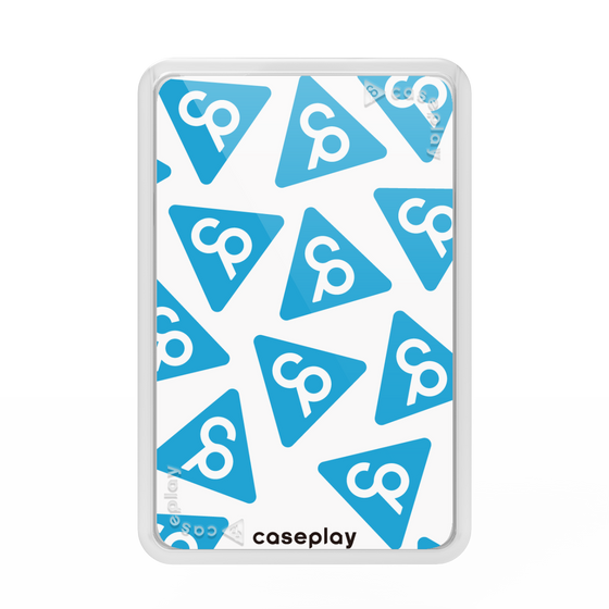 Premium Card Wallet［ Original - CASEPLAY Logo Mark - Light Blue ］