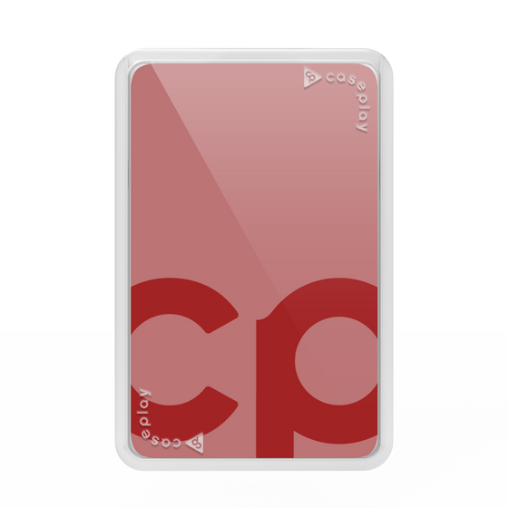 Premium Card Wallet［ Original - CASEPLAY Initial - Red ］