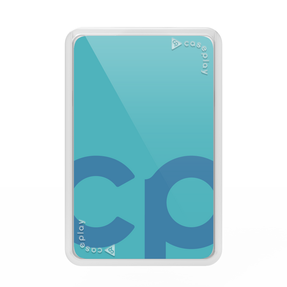 Premium Card Wallet［ Original - CASEPLAY Initial - Light Blue ］