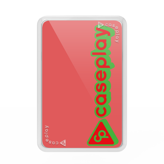 Premium Card Wallet［ Original - CASEPLAY Logotype - Red ］