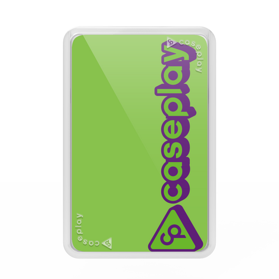 Premium Card Wallet［ Original - CASEPLAY Logotype - Green ］
