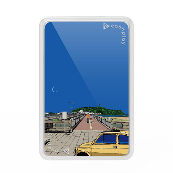Premium Card Wallet［ Studio Alec Shonan Story - Three-Wheeled Vehicle and Horizon ］