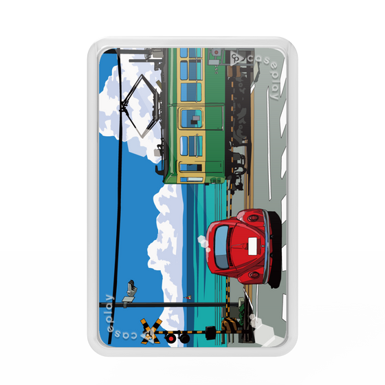 Premium Card Wallet［ Studio Alec Shonan Story - Enoden, Horizon, and Cumulonimbus Clouds ］
