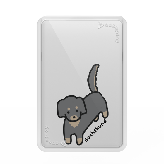 Premium Card Wallet［ Original - CASEPLAY Dog - Dachshund ］
