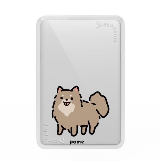 Premium Card Wallet［ Original - CASEPLAY Dog - Pome ］