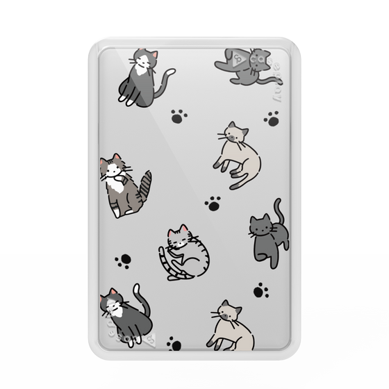 Premium Card Wallet［ Original - CASEPLAY Cat All-over Pattern - color ］